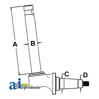 3121270R91 - Spindle (RH/LH)