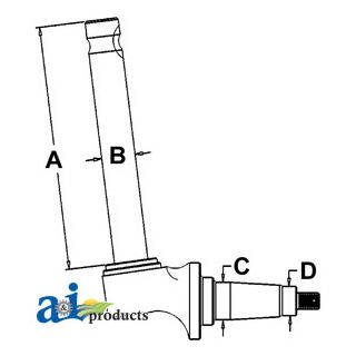 3125872R91 - Spindle (RH/LH)