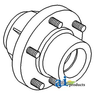 313020 - Hub, Front Wheel (6 Bolt)