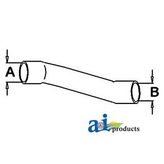 3134507R1 - Radiator Hose, Upper