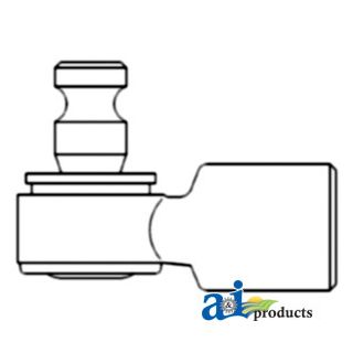 3134823R2 - Cylinder End, Power Steering