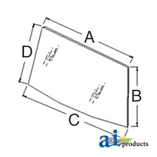 3233045R2 - Glass, Windshield, Front