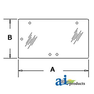 3233046R3 - Glass, Rear