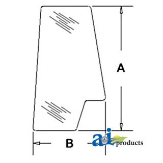 3233051R1 - Glass, Door, Rear