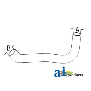 3281311M1 - Radiator Hose, Bottom