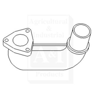 3300940M1 - Elbow, Exhaust