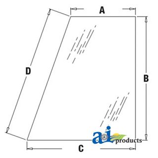338425A1 - Glass, Rear, Quarter (RH)