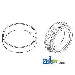 3426850M2 - Bearing & Cup, MFWD Hub