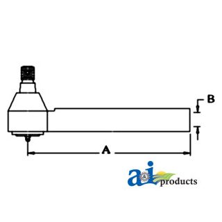 3429731M1 - Tie Rod w/ Tube