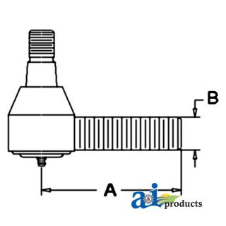 3475543M91 - Tie Rod End