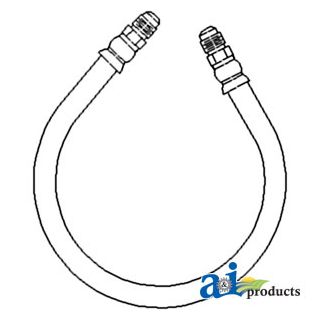 350623R11 - Fuel Line, Strainer To Carburetor w/ Nuts