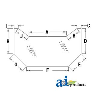 352210A1 - Glass, Rear, Lower