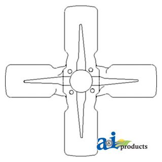 353727R92 - Fan, 4 Blade