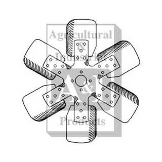 3538983M91 - Fan, 6 Blade