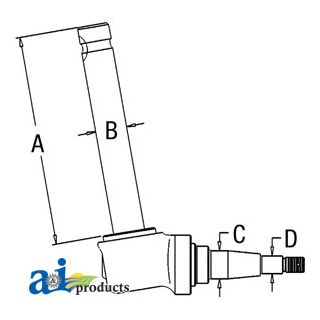 356531R91 - Spindle (RH/LH)