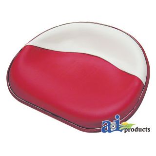 357518R92-17 - Seat Pan, Steel, Upholst., RED/WHT
