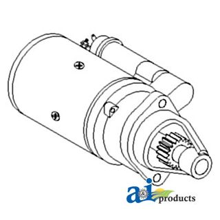 3581576M3 - Starter, Lucas