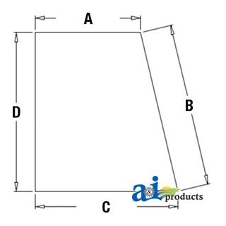 360046A1 - Glass, Door, Upper (RH)