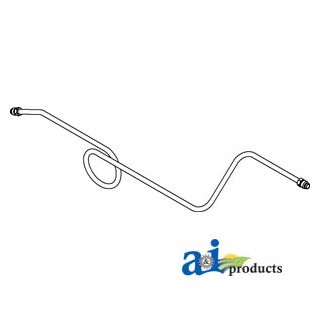 361494R11 - Fuel Line, Strainer To Carburetor w/ Nuts