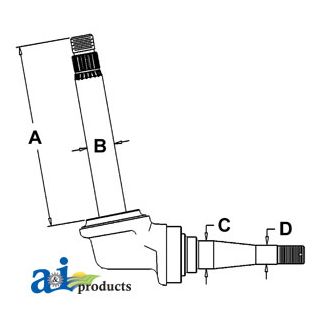 361845R92 - Spindle (RH/LH)