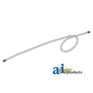 362558R11 - Fuel Line, Strainer To Carburetor w/ Nuts