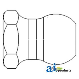 368298R1 - Ball, Brake Operating Rod
