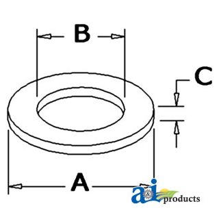 369857R1 - Washer, Spindle