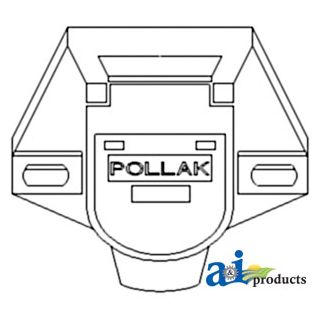 3713127M1 - Socket, Implement Lights, 7 Pin (North America)