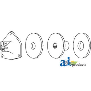 372-1BH - Friction Disc/Clutch Lining, Outer, 6.5" O.D., 2.25" I.D.