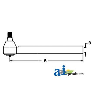 3764028M2 - Tie Rod w/ Tube