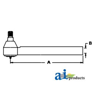 3764132M1 - Tie Rod w/ Tube