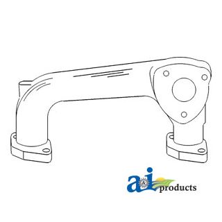 37781341 - Elbow, Exhaust (180