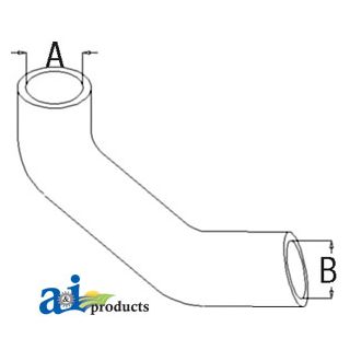 3801168M1 - Radiator Hose, Bottom