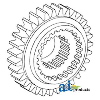 380125R2 - Gear, 3rd & 4th Sliding