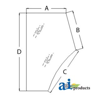 3804658M1 - Glass, Door (RH); Clear