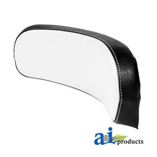 380684R93-5 - Back Cushion, Plastic Base, For Fiberglass Back Support, Wht