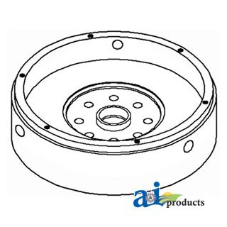 3819667M91 - Flywheel w/ Ring Gear