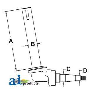 383910R91 - Spindle (LH)