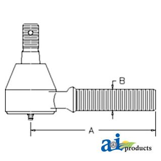 38440-44780 - Tie Rod End, RH Thread