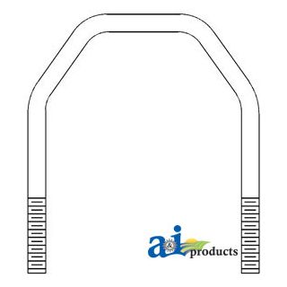 388944R2 - U-Bolt, Fender Mounting