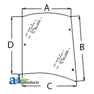 3902131M1 - Glass, Rear, Side (RH)