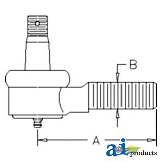 3A011-62922 - Tie Rod End, Steering Cylinder