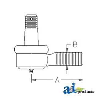 3A012-62920 - Tie Rod End, Steering Cylinder