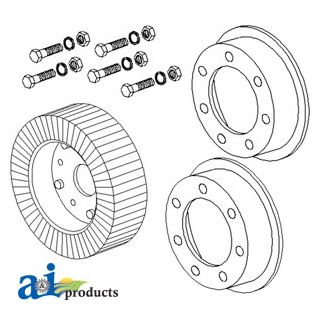4010048 - Wheel, 4" X 8" Tail Rim Assembly