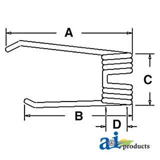 4100302080 - Tedder Tooth (LH)