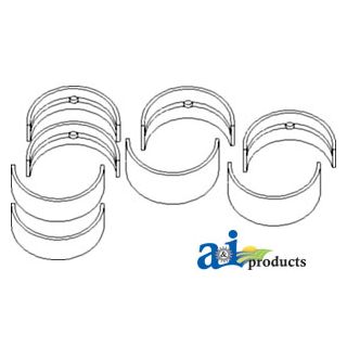 4222571M91 - Bearing Set, Main (Std, set of 4)