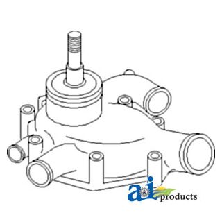 4224174M91 - Water Pump w/o Pulley
