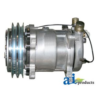 4330274 - Compressor, New, Sanden w/ Clutch (8387)