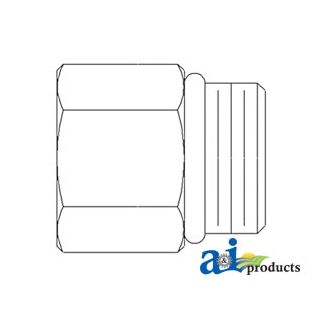 43A18 - Straight Solid Male Orb X Female Orb Adapter, 2 Pack