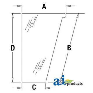 448609A1 - Glass, Front, Lower (RH)